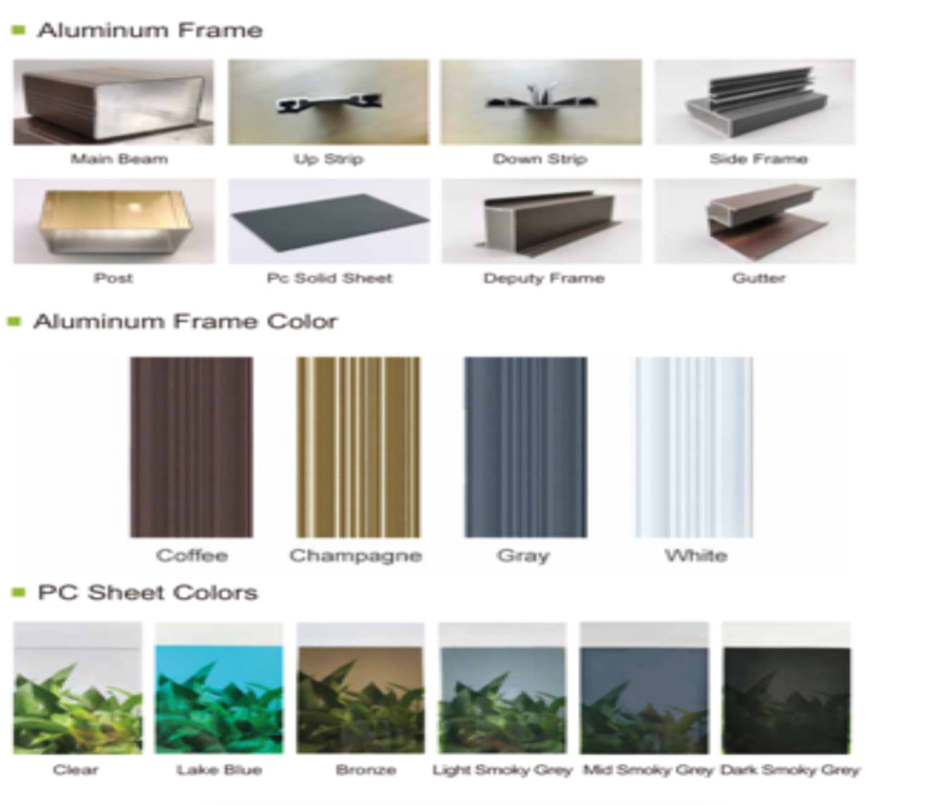 L Type - Curved Roof Carport - 1 Car- Kitset Dimensions