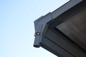 L Type - Curved Roof Carport - 1 Car- Kitset Dimensions